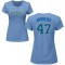 Women's Clayton Andrews Name & Number T-Shirt - Light Blue