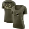 Women's Clayton Fejedelem Legend Salute to Service Scoop Neck T-Shirt - Olive