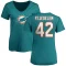 Women's Clayton Fejedelem Name & Number Slim Fit T-Shirt - Aqua