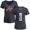 Women's Clete Boyer Backer Slim Fit T-Shirt - Navy