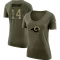 Women's Cobie Durant Legend Salute to Service Scoop Neck T-Shirt - Olive