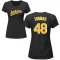 Women's Cody Thomas Name & Number T-Shirt - Black