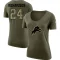 Women's Colby Richardson Legend Salute to Service Scoop Neck T-Shirt - Olive