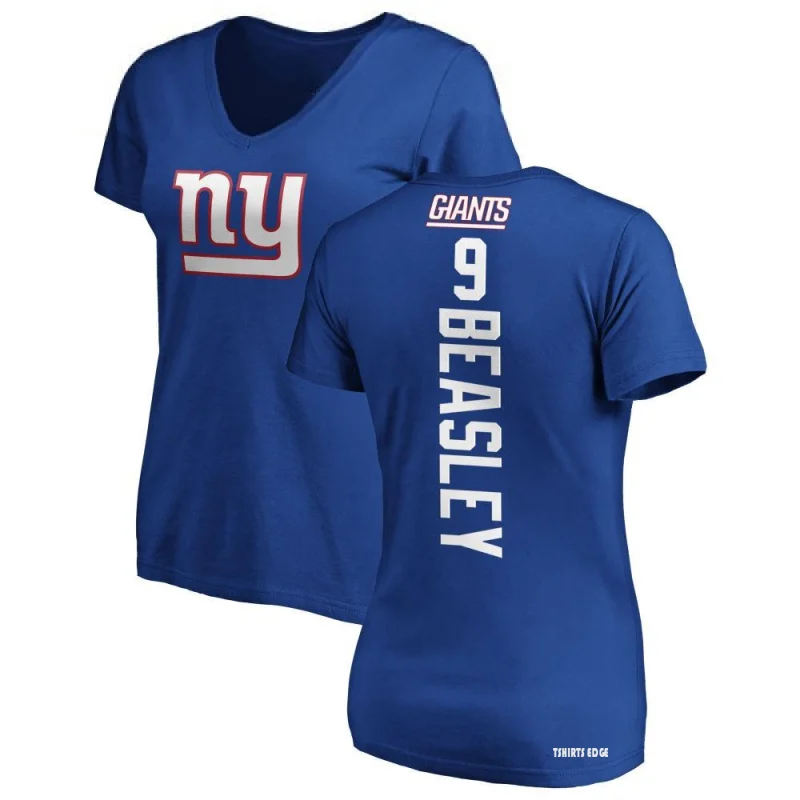 Women's Cole Beasley Backer Slim Fit T-Shirt - Royal - Tshirtsedge