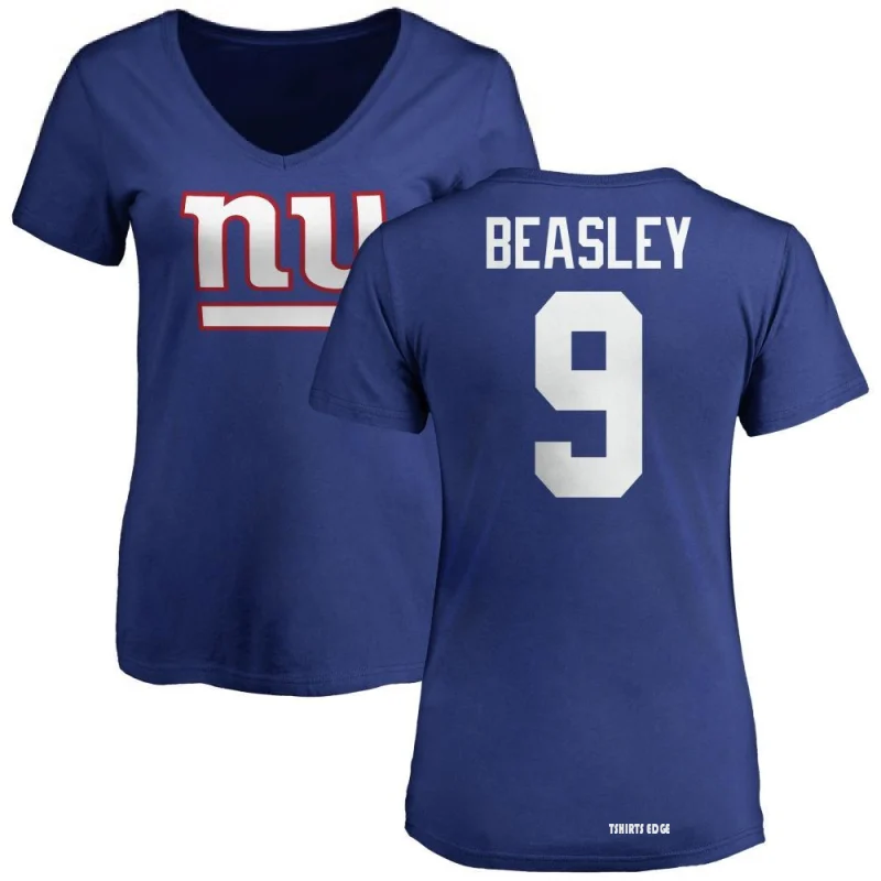 Women's Cole Beasley Backer Slim Fit T-Shirt - Royal - Tshirtsedge