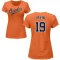 Women's Cole Irvin Name & Number T-Shirt - Orange