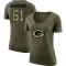 Women's Cole Schneider Legend Salute to Service Scoop Neck T-Shirt - Olive