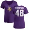 Women's Colin Thompson Name & Number Slim Fit T-Shirt - Purple