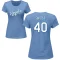 Women's Collin Snider Name & Number T-Shirt - Light Blue