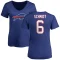 Women's Colton Schmidt Name & Number Slim Fit T-Shirt - Royal