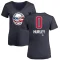 Women's Connor Hurley Name and Number Banner Wave V-Neck T-Shirt - Navy