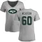 Women's Connor McGovern Name & Number Slim Fit T-Shirt - Ash