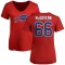 Women's Connor McGovern Name & Number Slim Fit T-Shirt - Red