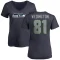 Women's Connor Wedington Name & Number Slim Fit T-Shirt - Navy