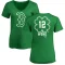 Women's Connor Wong Dubliner Name & Number V-Neck T-ShirtKelly - Green