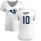 Women's Cooper Kupp Name & Number Slim Fit T-Shirt - White