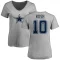 Women's Cooper Rush Name & Number T-Shirt - Ash