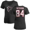 Women's Cordarrelle Patterson Name & Number Slim Fit T-Shirt - Black