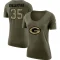 Women's Corey Ballentine Legend Salute to Service Scoop Neck T-Shirt - Olive