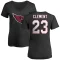 Women's Corey Clement Name & Number Slim Fit T-Shirt - Black