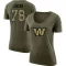 Women's Cornelius Lucas Legend Salute to Service Scoop Neck T-Shirt - Olive