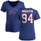 Women's Cortez Broughton Name & Number Slim Fit T-Shirt - Royal