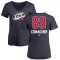 Women's Cory Conacher Name and Number Banner Wave V-Neck T-Shirt - Navy