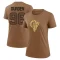 Women's Cory Durden Legend 2023 Salute To Service Performance T-Shirt - Brown