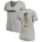 Women's Cory Trice Jr. Backer V-Neck T-Shirt - Ash