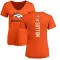 Women's Courtland Sutton Backer Slim Fit T-Shirt - Orange