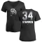 Women's Craig Stammen Midnight Mascot V-Neck T-Shirt - Black