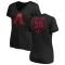 Women's Curt Schilling RBI Slim Fit V-Neck T-Shirt - Black