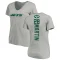 Women's Curtis Martin Backer V-Neck T-Shirt - Ash