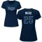 Women's Curtis Mead Name & Number T-Shirt - Navy