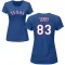 Women's Curtis Terry Name & Number T-Shirt - Royal