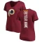 Women's Custom Backer Slim Fit T-Shirt - Maroon