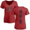 Women's Custom Backer Slim Fit T-Shirt - Red