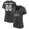 Women's Custom Heather 2023 Western Conference Champions V-Neck T-Shirt - Charcoal