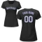 Women's Custom Name & Number T-Shirt - Black