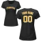 Women's Custom Name & Number T-Shirt - Black