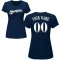 Women's Custom Name & Number T-Shirt - Navy