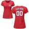 Women's Custom Name & Number T-Shirt - Red