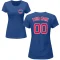 Women's Custom Name & Number T-Shirt - Royal