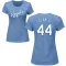 Women's Dairon Blanco Name & Number T-Shirt - Light Blue