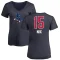 Women's Daishen Nix Name and Number Banner Wave V-Neck T-Shirt - Navy