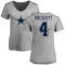 Women's Dak Prescott Name & Number T-Shirt - Ash