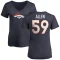 Women's Dakota Allen Name & Number Slim Fit T-Shirt - Navy