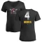 Women's Dale Berra Midnight Mascot V-Neck T-Shirt - Black