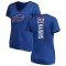 Women's Damien Harris Backer Slim Fit T-Shirt - Royal