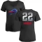 Women's Damien Harris Midnight Mascot T-Shirt - Black